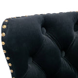 Darrahopens Furniture > Bar Stools & Chairs 4x Height Adjustable Swivel Bar Stool Velvet Nailhead Barstool with Footrest