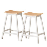 Darrahopens Furniture > Bar Stools & Chairs Artiss 2 x Wooden Bar Stools Bar Stool Dining Chairs Kitchen Barstools Oak