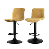 Darrahopens Furniture > Bar Stools & Chairs Artiss 2x Bar Stools Kitchen Swivel Bar Stool Gas Lift Chairs Barstools Brown