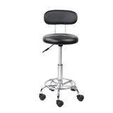 Darrahopens Furniture > Bar Stools & Chairs Artiss 2X Salon Stool Swivel Backrest Chair Barber Hairdressing Hydraulic Height