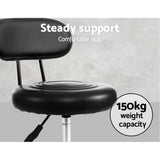 Darrahopens Furniture > Bar Stools & Chairs Artiss 2X Salon Stool Swivel Backrest Chair Barber Hairdressing Hydraulic Lift