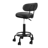 Darrahopens Furniture > Bar Stools & Chairs Artiss 2X Salon Stool Swivel Backrest Chair Barber Hairdressing Hydraulic Lift