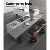 darrahopens Furniture > Bar Stools & Chairs Artiss Bar Stool Gas Lift Wooden PU Leather - Black and Wood
