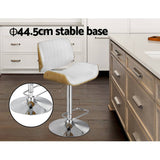 Darrahopens Furniture > Bar Stools & Chairs Artiss Bar Stools Kitchen Stool Chairs Metal Barstool Dining Chair Swivel White
