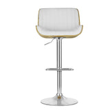 Darrahopens Furniture > Bar Stools & Chairs Artiss Bar Stools Kitchen Stool Chairs Metal Barstool Dining Chair Swivel White