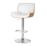 Darrahopens Furniture > Bar Stools & Chairs Artiss Bar Stools Kitchen Stool Chairs Metal Barstool Dining Chair Swivel White