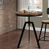 darrahopens Furniture > Bar Stools & Chairs Artiss Elm Wood Round Dining Table - Dark Brown