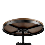 darrahopens Furniture > Bar Stools & Chairs Artiss Elm Wood Round Dining Table - Dark Brown