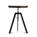 darrahopens Furniture > Bar Stools & Chairs Artiss Elm Wood Round Dining Table - Dark Brown