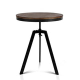 darrahopens Furniture > Bar Stools & Chairs Artiss Elm Wood Round Dining Table - Dark Brown