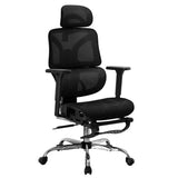 Darrahopens Furniture > Bar Stools & Chairs Artiss Ergonomic Office Chair Footrest Black