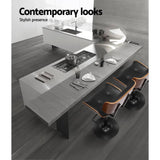 Darrahopens Furniture > Bar Stools & Chairs Artiss Kitchen Bar Stools Gas Lift Stool Chairs Swivel Barstool Leather Black x2