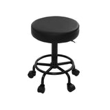 darrahopens Furniture > Bar Stools & Chairs Artiss Round Salon Stool Stools Black Swivel Barber Hair Hydraulic Chairs Lift