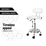 darrahopens Furniture > Bar Stools & Chairs Artiss Salon Stool Swivel Barber Chair Backrest Hairdressing Hydraulic Height