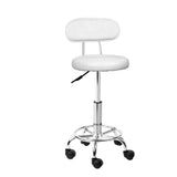 darrahopens Furniture > Bar Stools & Chairs Artiss Salon Stool Swivel Barber Chair Backrest Hairdressing Hydraulic Height