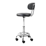 darrahopens Furniture > Bar Stools & Chairs Artiss Salon Stool Swivel Chair Backrest Barber Hairdressing Hydraulic Height