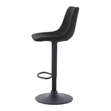 darrahopens Furniture > Bar Stools & Chairs Artiss Set of 2 Bar Stools Gas Lift- Black
