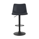 darrahopens Furniture > Bar Stools & Chairs Artiss Set of 2 Bar Stools Gas Lift- Black