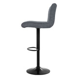 darrahopens Furniture > Bar Stools & Chairs Artiss Set of 2 Bar Stools PU Leather Line Style - Grey