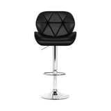 darrahopens Furniture > Bar Stools & Chairs Artiss Set of 2 Kitchen Bar Stools - Black and Chrome
