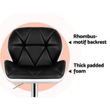 darrahopens Furniture > Bar Stools & Chairs Artiss Set of 2 Kitchen Bar Stools - White, Black and Chrome