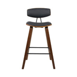 darrahopens Furniture > Bar Stools & Chairs Artiss Set of 2 PU Leather Circular Footrest Bar Stools - Black