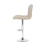 darrahopens Furniture > Bar Stools & Chairs Artiss Set of 2 PU Leather Gas Lift Bar Stools - Beige