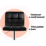 darrahopens Furniture > Bar Stools & Chairs Artiss Set of 2 PU Leather Gas Lift Bar Stools - Black