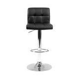 darrahopens Furniture > Bar Stools & Chairs Artiss Set of 2 PU Leather Gas Lift Bar Stools - Black