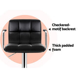darrahopens Furniture > Bar Stools & Chairs Artiss Set of 4 Bar Stools Gas lift Swivel Armrests - Steel and Black
