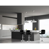 darrahopens Furniture > Bar Stools & Chairs Artiss Set of 4 Bar Stools Gas lift Swivel Armrests - Steel and Black