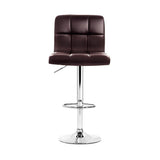 darrahopens Furniture > Bar Stools & Chairs Artiss Set of 4 Bar Stools Gas lift Swivel - Steel and Chocolate