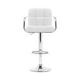 darrahopens Furniture > Bar Stools & Chairs Artiss Set of 4 Bar Stools Gas lift Swivel - Steel and White