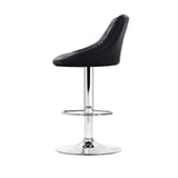 darrahopens Furniture > Bar Stools & Chairs Artiss Set of 4 Bar Stools PU Leather Diamond Style - Black