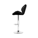 darrahopens Furniture > Bar Stools & Chairs Artiss Set of 4 Kitchen Bar Stools - Black and Chrome