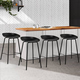 darrahopens Furniture > Bar Stools & Chairs Artiss Set of 4 Metal Bar Stools - Black