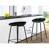 darrahopens Furniture > Bar Stools & Chairs Artiss Set of 4 Metal Bar Stools - Black