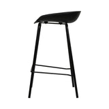 darrahopens Furniture > Bar Stools & Chairs Artiss Set of 4 Metal Bar Stools - Black
