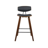 darrahopens Furniture > Bar Stools & Chairs Artiss Set of 4 PU Leather Circular Footrest Bar Stools - Black