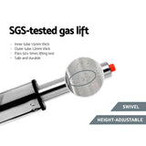 darrahopens Furniture > Bar Stools & Chairs Artiss Set of 4 PU Leather Lined Pattern Bar Stools- White and Chrome