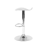 darrahopens Furniture > Bar Stools & Chairs Artiss Set of 4 Swivel Bar Stools - White
