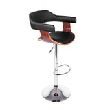 darrahopens Furniture > Bar Stools & Chairs Artiss Wooden Bar Stool - Black and Wood