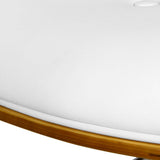 darrahopens Furniture > Bar Stools & Chairs Artiss Wooden Gas Lift Bar Stool - White and Chrome