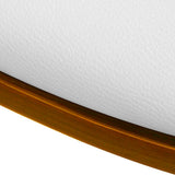 darrahopens Furniture > Bar Stools & Chairs Artiss Wooden PU Leather Bar Stool - White and Chrome