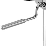 darrahopens Furniture > Bar Stools & Chairs Artiss Wooden PU Leather Bar Stool - White and Chrome