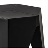 darrahopens Furniture > Bar Stools & Chairs ArtissIn Set of 2 Puzzle Stool Plastic Stacking Bar Stools Dining Chairs Kitchen Black