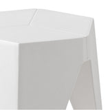darrahopens Furniture > Bar Stools & Chairs ArtissIn Set of 2 Puzzle Stool Plastic Stacking Bar Stools Dining Chairs Kitchen White
