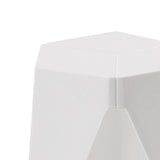 darrahopens Furniture > Bar Stools & Chairs ArtissIn Set of 2 Puzzle Stool Plastic Stacking Bar Stools Dining Chairs Kitchen White