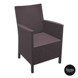 Darrahopens Furniture > Bar Stools & Chairs California Armchair - Chocolate