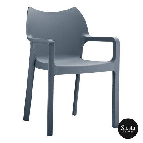 Darrahopens Furniture > Bar Stools & Chairs Diva Armchair - Anthracite
